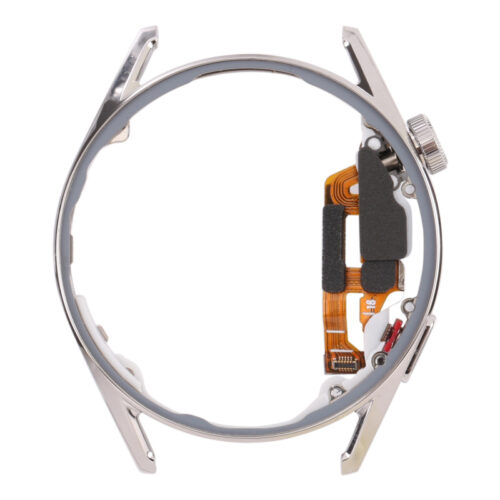 Middle Frame with Power Button Flex Cable for Huawei Watch GT 3 46mm Silver Premium
