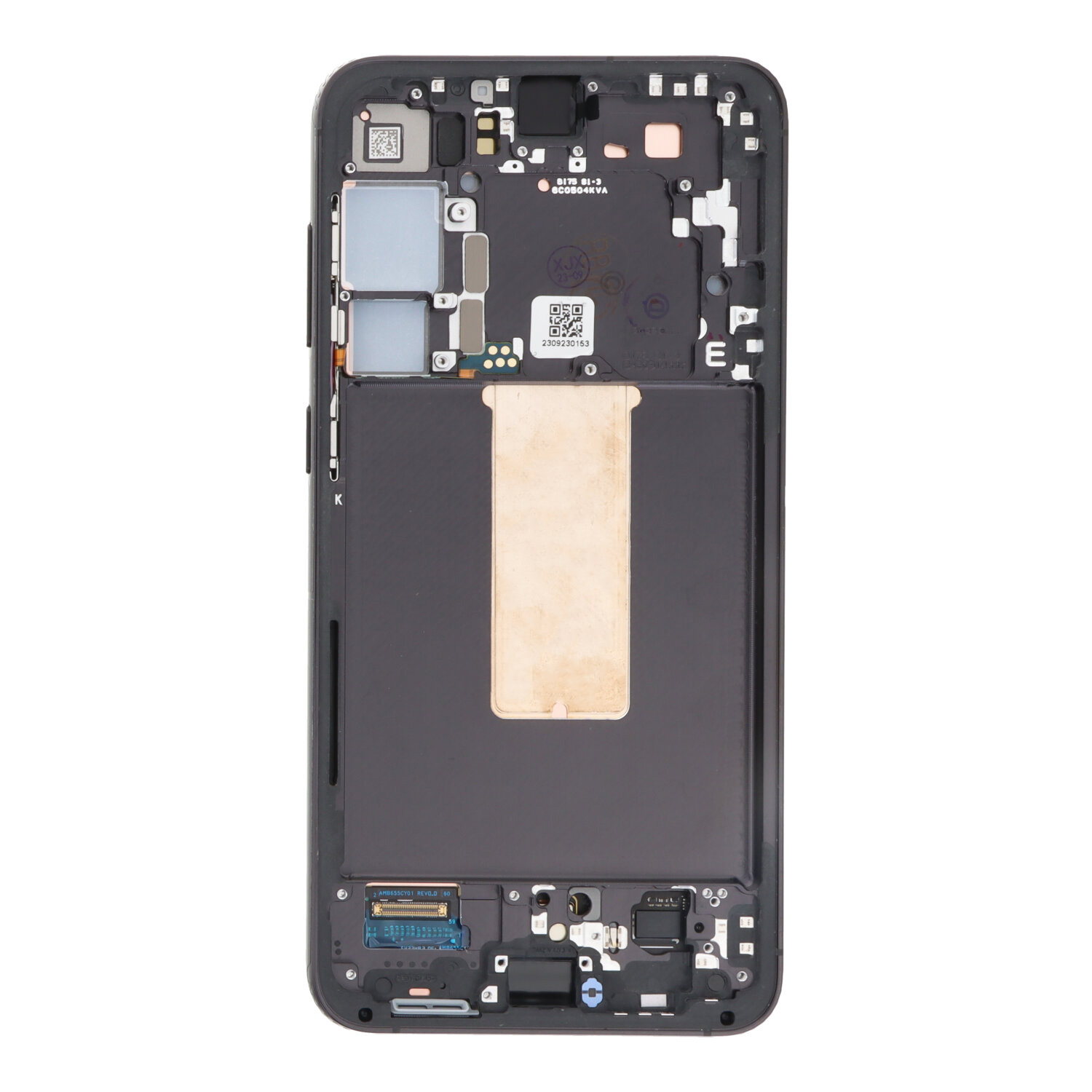 Screen Replacement With Frame for Samsung Galaxy S23+ S916B European Version Phantom Black Premium