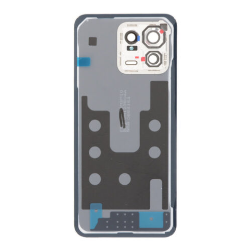 Battery Door + Battery Door Adhesive + Back Camera Lens and Bezel for Xiaomi 13 White Premium