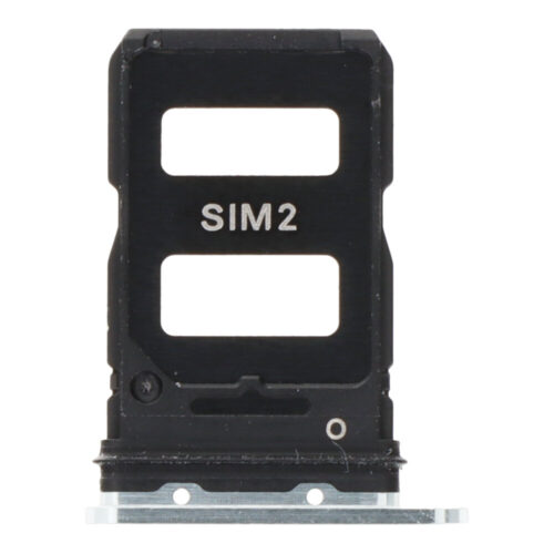 SIM Card Tray for Xiaomi 13 Dual Card Version Silver Premium