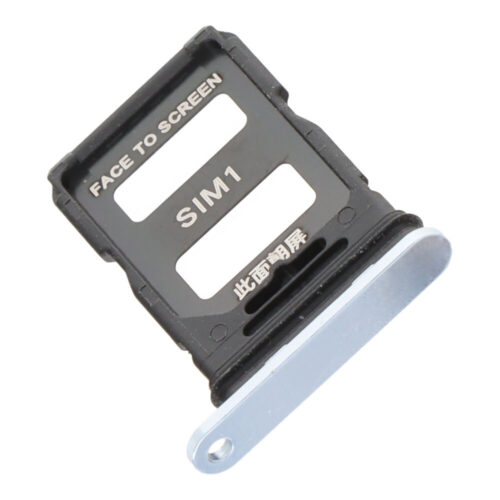 SIM Card Tray for Xiaomi 13 Dual Card Version Blue Premium