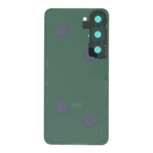 Battery Door + Battery Door Adhesive + Back Camera Lens and Bezel for Samsung Galaxy S23 Green OEM