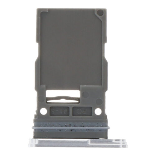 SIM Card Tray for Samsung Galaxy S23/S23+ Single Card Version Silver Premium