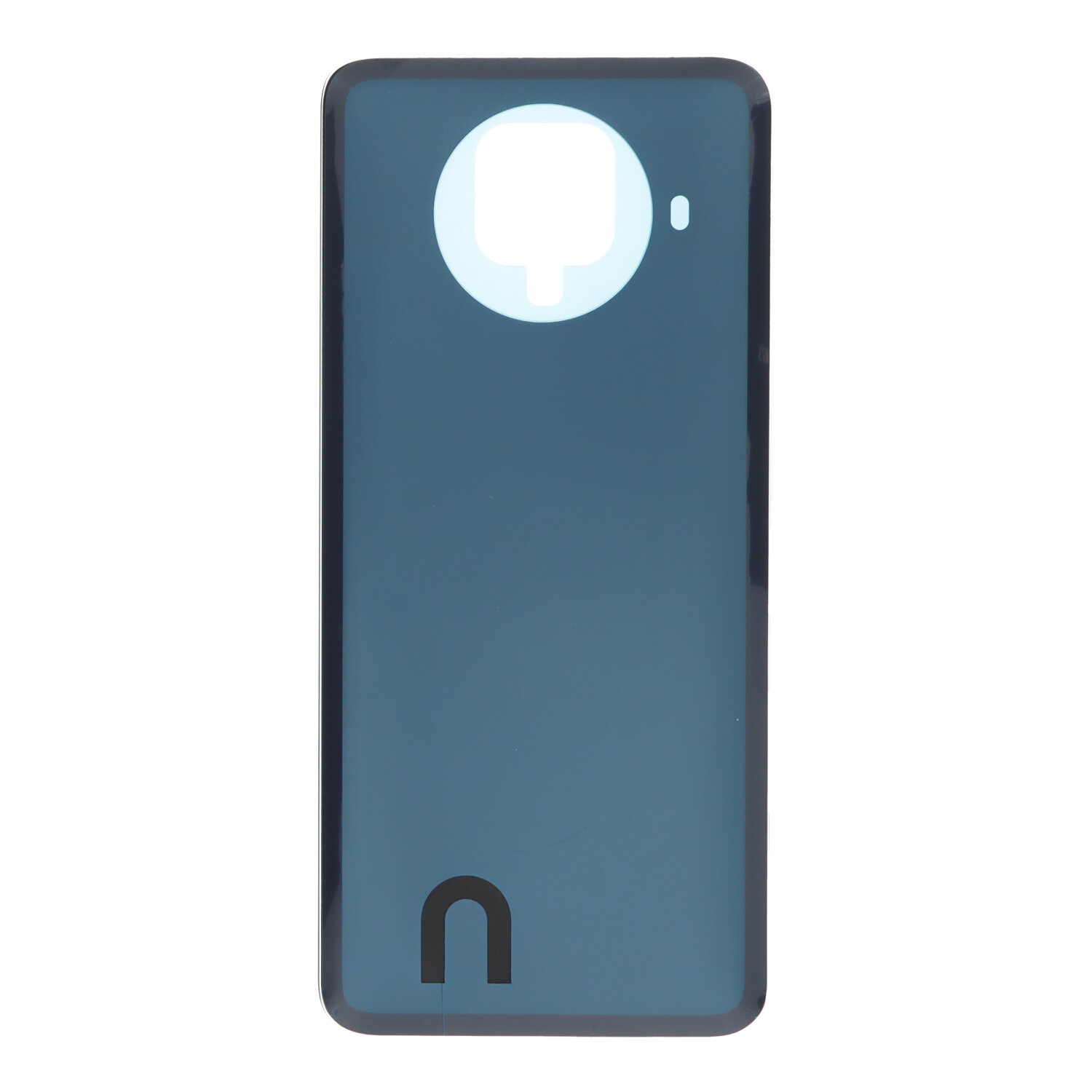 Battery Door with Adhesive for Xiaomi Mi 10T Lite 5G Black without Logo HQ