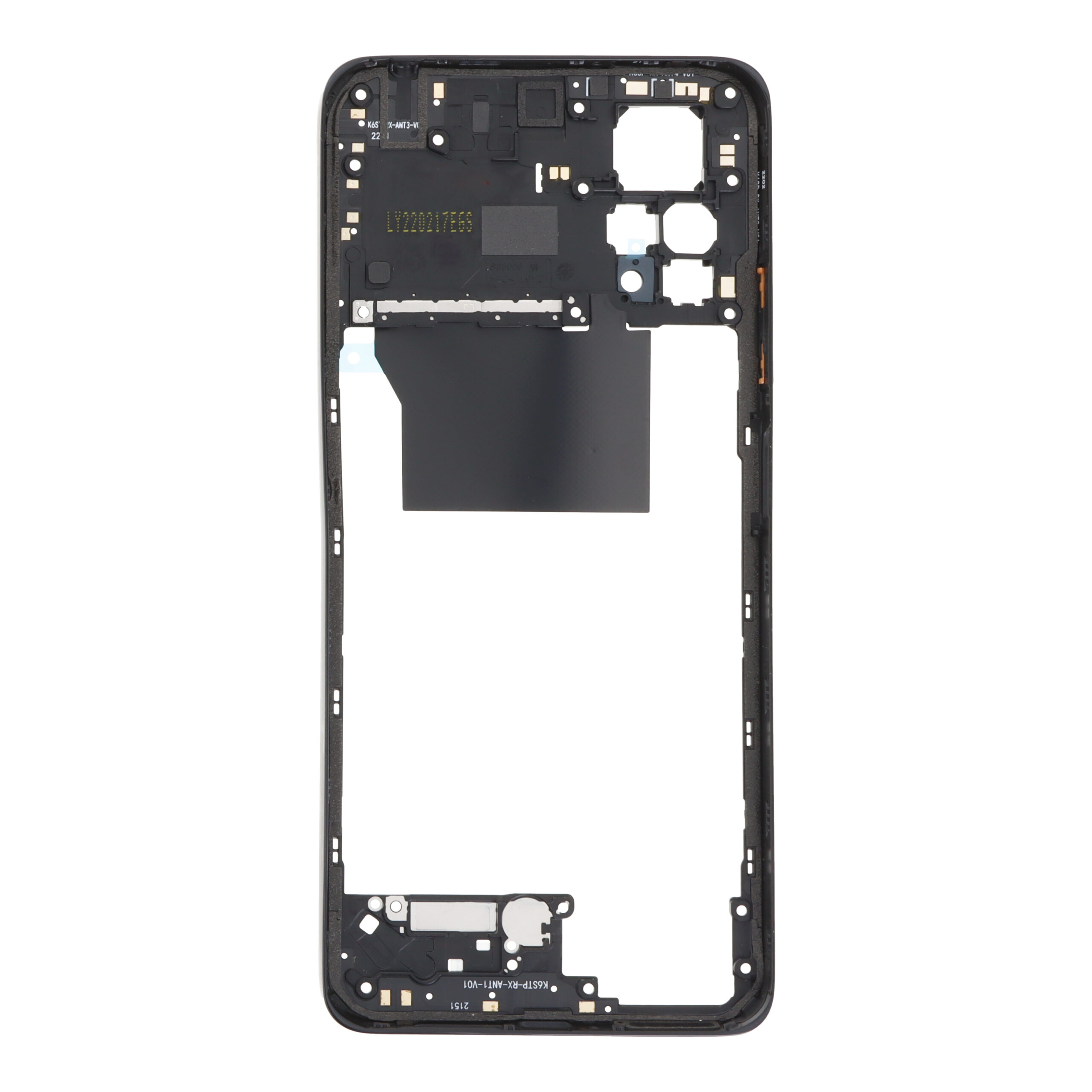 Middle Frame for Xiaomi Redmi Note 11 Pro Black Premium