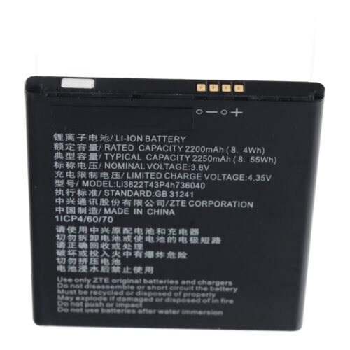 LI3822T43P4H736040 2200mAh Battery for ZTE TEMPO X Go N9137 OEM