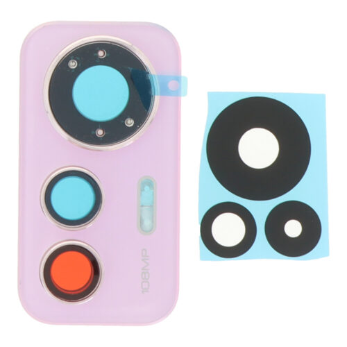 Back Camera Lens and Bezel for Xiaomi 12 Lite Pink Premium