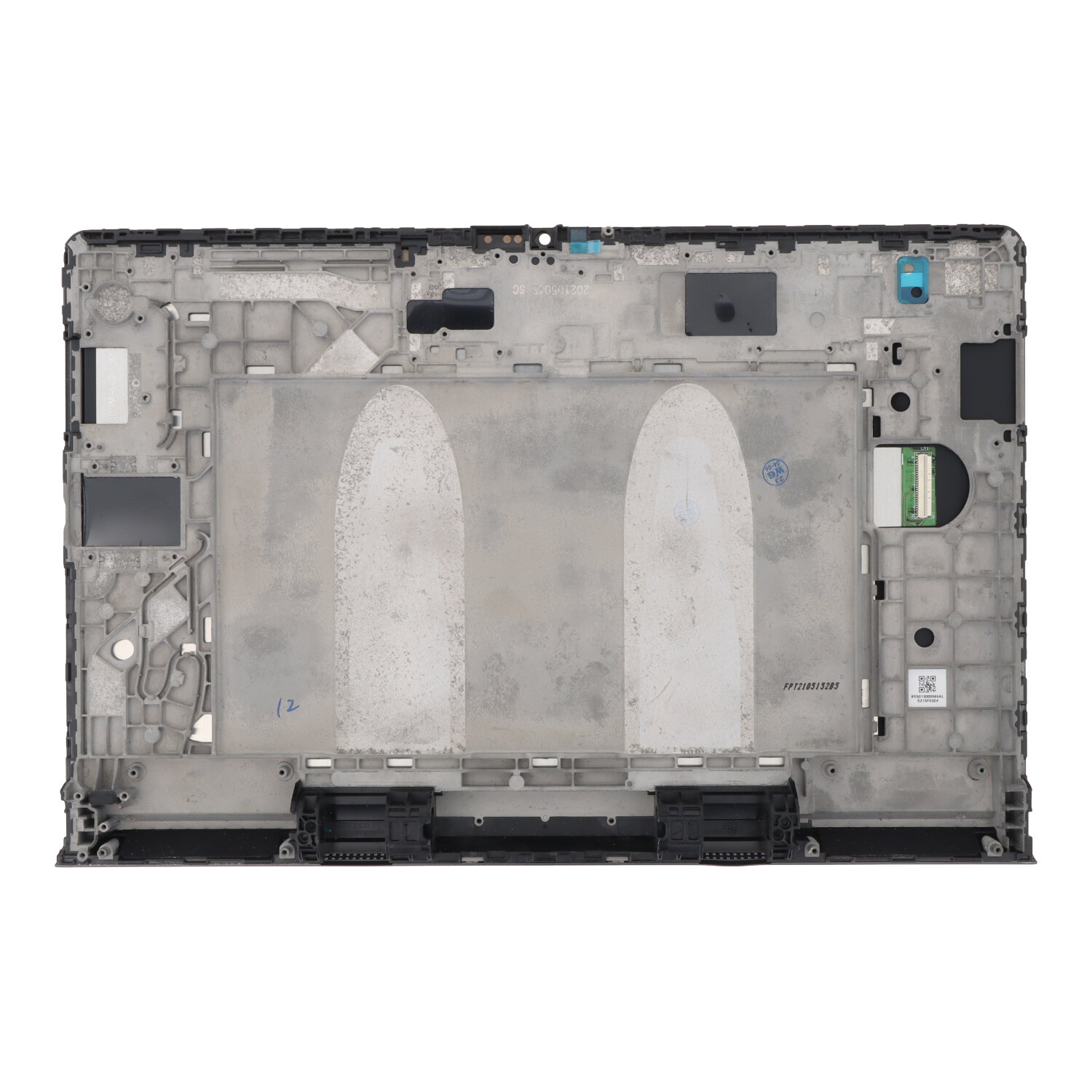 Screen Replacement With Frame for Lenovo Yoga Tab 11 YT-J706 Black Premium(Third Party Glued)
