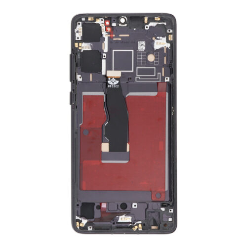 Screen Replacement With Frame for Huawei P30 TFT Black HQ