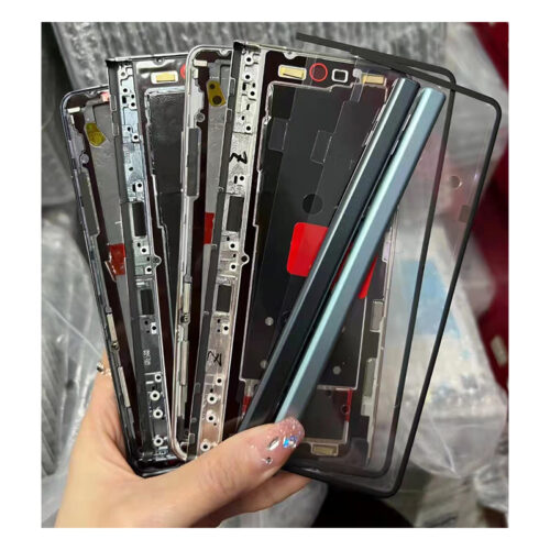 Front Housing with Bracket&Hinge Cover for Honor Magic Vs Black Premium 5pcs in one set