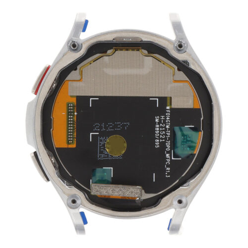 Screen Replacement With Frame for Samsung Galaxy Watch4 Classic 46mm R890/R895 Silver Premium(Third Party Glued)