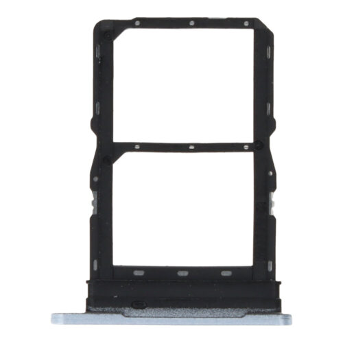 SIM Card Tray for Honor X7a Dual Card Version Silver Premium