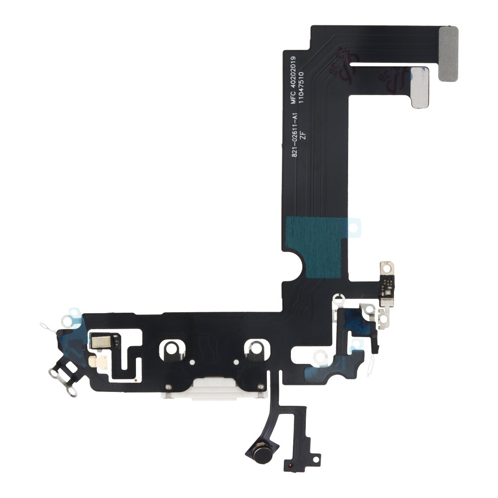 Charging Port Flex Cable for iPhone 12 Mini White HQ