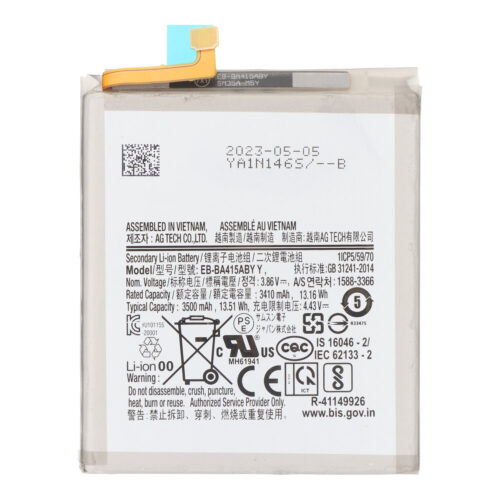 EB-BA415ABY 3500mAh Battery + Battery Adhesive for Samsung Galaxy A41 A415 OEM
