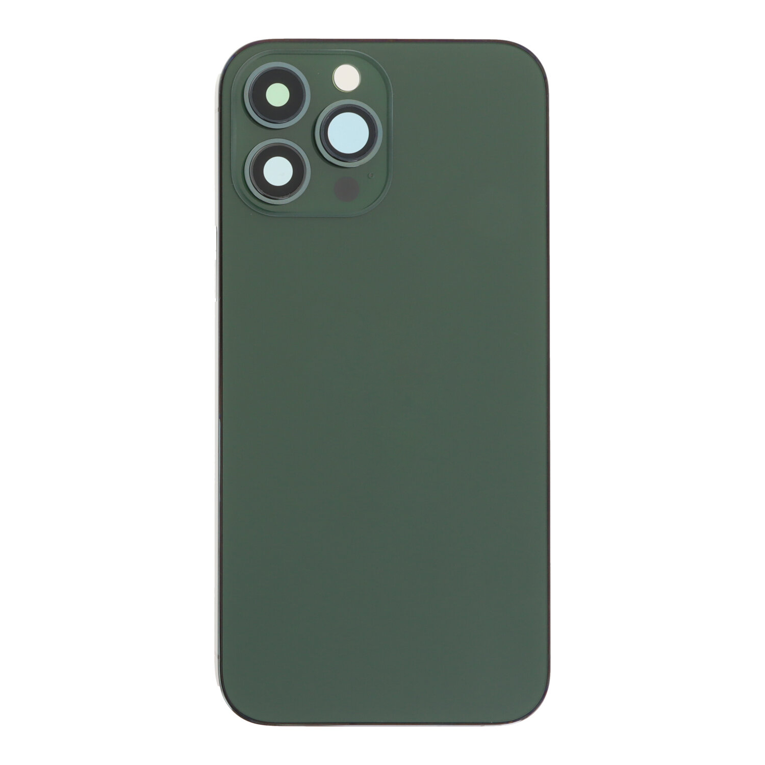 Middle Frame + Battery Door + Back Camera Lens and Bezel + Side Buttons + SIM Card Tray with Magnetism Ring+Speaker Anti-Dust Mesh+Mic Anti-Dust Mesh+Side Rails+Eject Pin for iPhone 13 Pro Max 6.7" A2643 European Version Green HQ