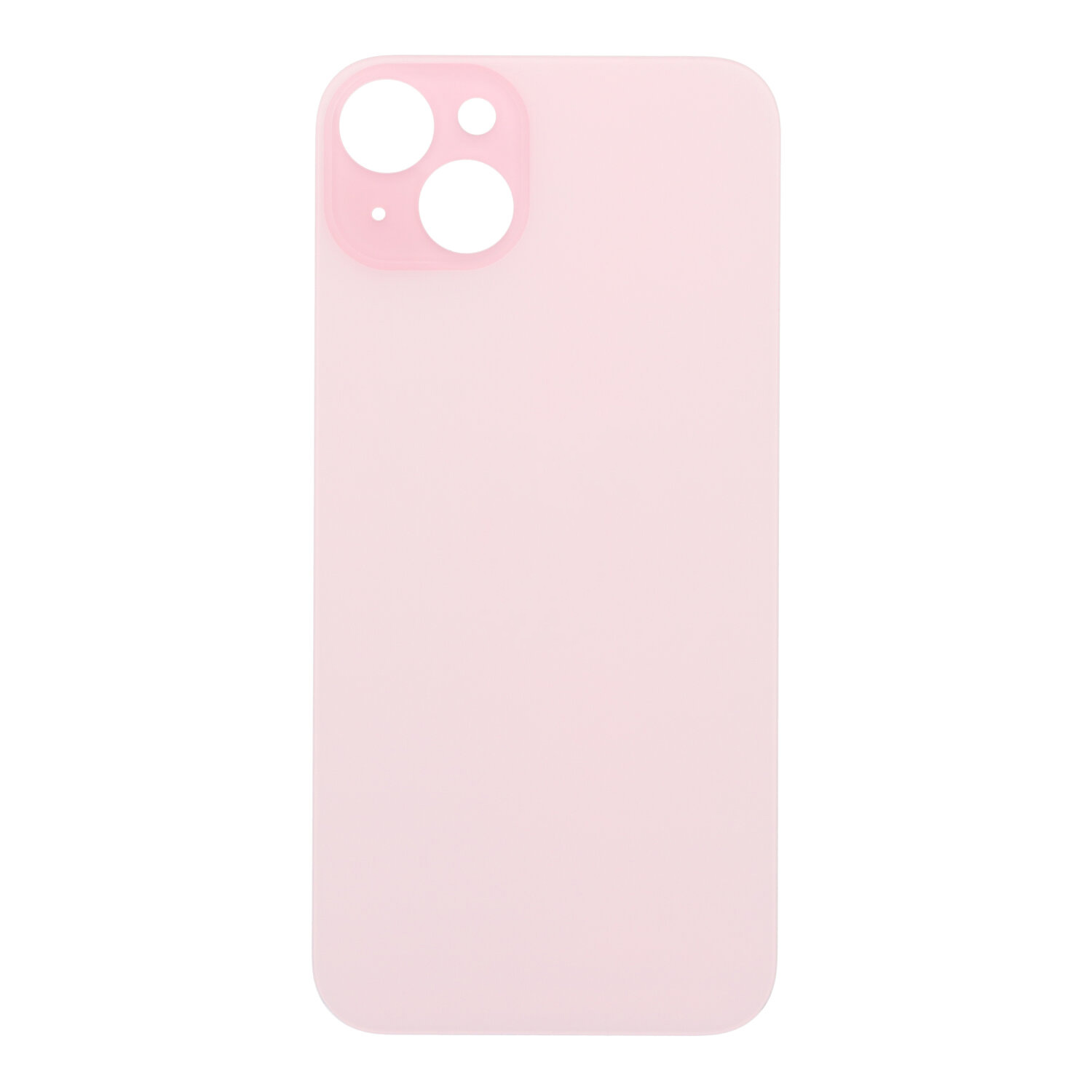 Battery Door with Adhesive for iPhone 15 Plus Large Hole Pink OEM