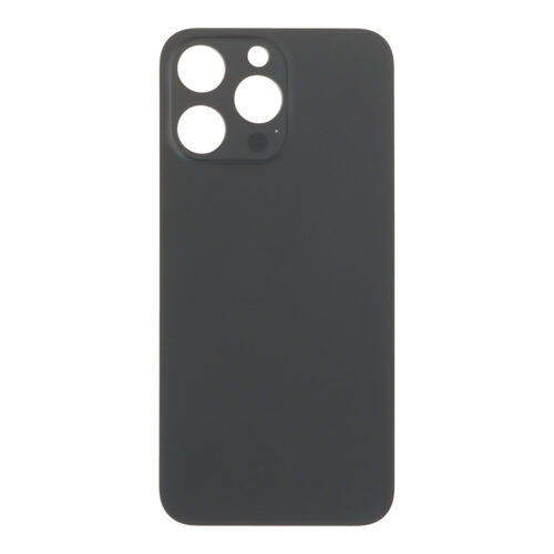 Battery Door with Adhesive for iPhone 15 Pro Max Small Hole Black Titanium OEM