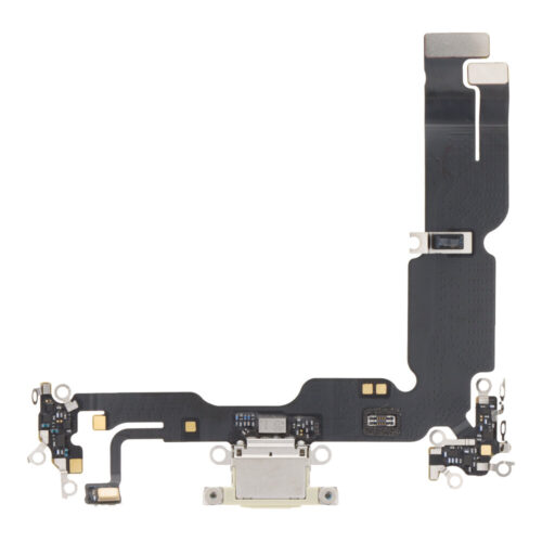 Charging Port Flex Cable for iPhone 15 Plus Yellow Pulled