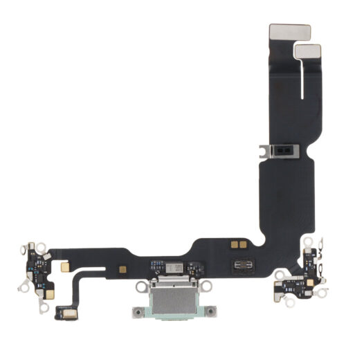 Charging Port Flex Cable for iPhone 15 Plus Green Pulled