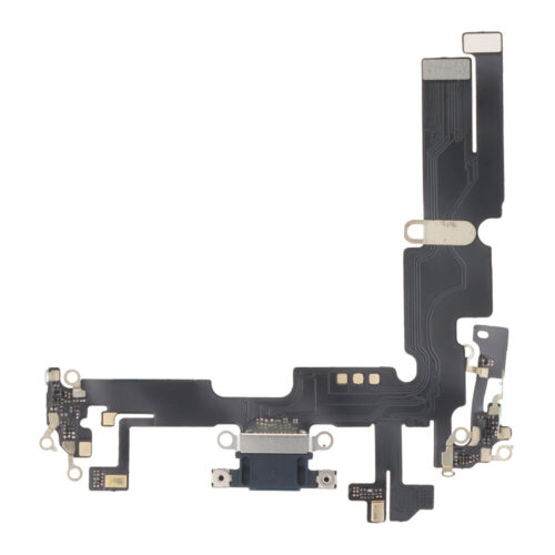 Charging Port Flex Cable for iPhone 14 Plus Black HQ