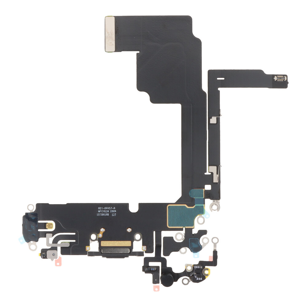 Charging Port Flex Cable for iPhone 15 Pro Black Titanium Premium