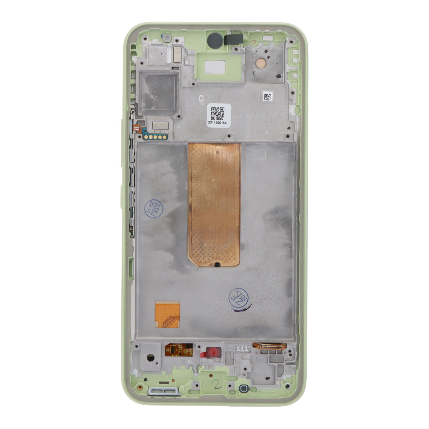 Small Display Size Screen Replacement With Frame for Samsung Galaxy A54 5G TFT Lime HQ