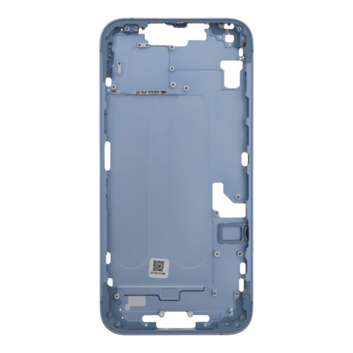 Middle Frame with Side Buttons + SIM Card Tray for iPhone 14 Plus A2886 European Version Blue OEM