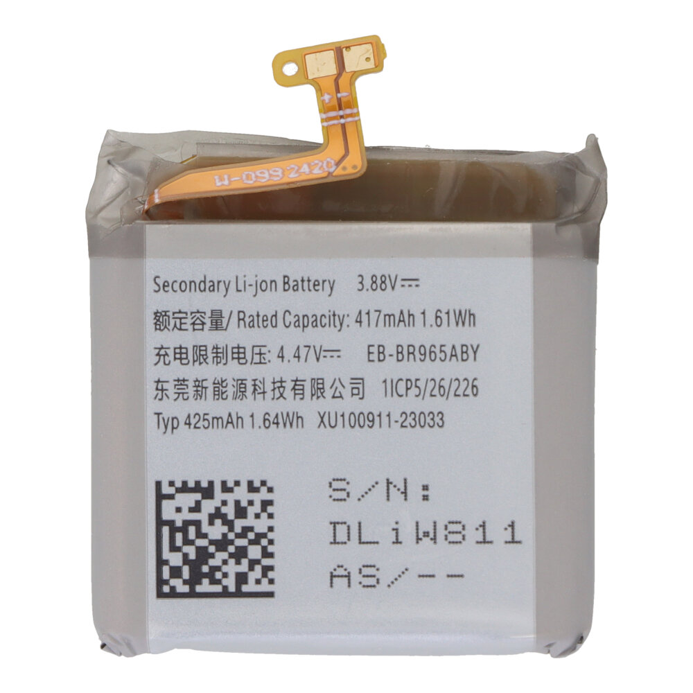 EB-BR965ABY 425mAh Battery + Battery Adhesive for Samsung Galaxy Watch6 Classic 47mm R960/R965 OEM without Logo