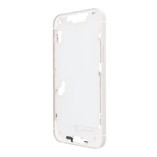 Middle Frame with Power&Volume Button+Side Rails+Card Tray+Speaker Anti-Dust Mesh for iPhone 14 Plus A2886 European Version Starlight OEM
