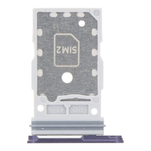 SIM Card Tray for Samsung Galaxy S24/S24+ Dual Card Version Purple Premium