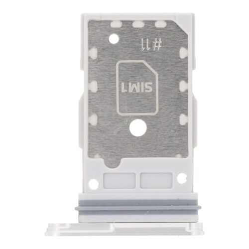 SIM Card Tray for Samsung Galaxy S24/S24+ Dual Card Version White Premium