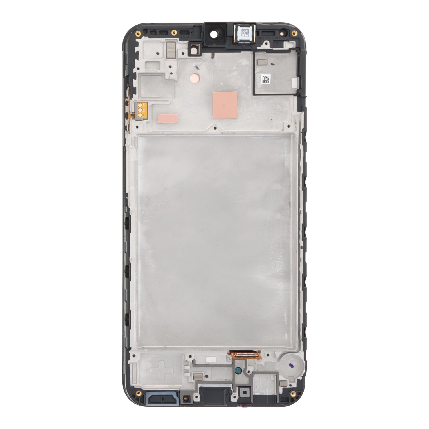 Screen Replacement With Frame for Samsung Galaxy A15 5G/A15 Black Premium(Third Party Glued)