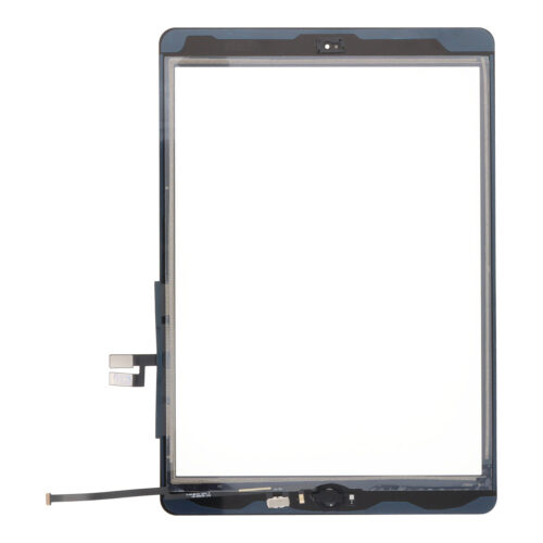 Touch Screen + Touch Screen Adhesive with Home Button Flex Cable+Dustproof Cotton for iPad 10.2 2019(iPad 7th) Black HQ