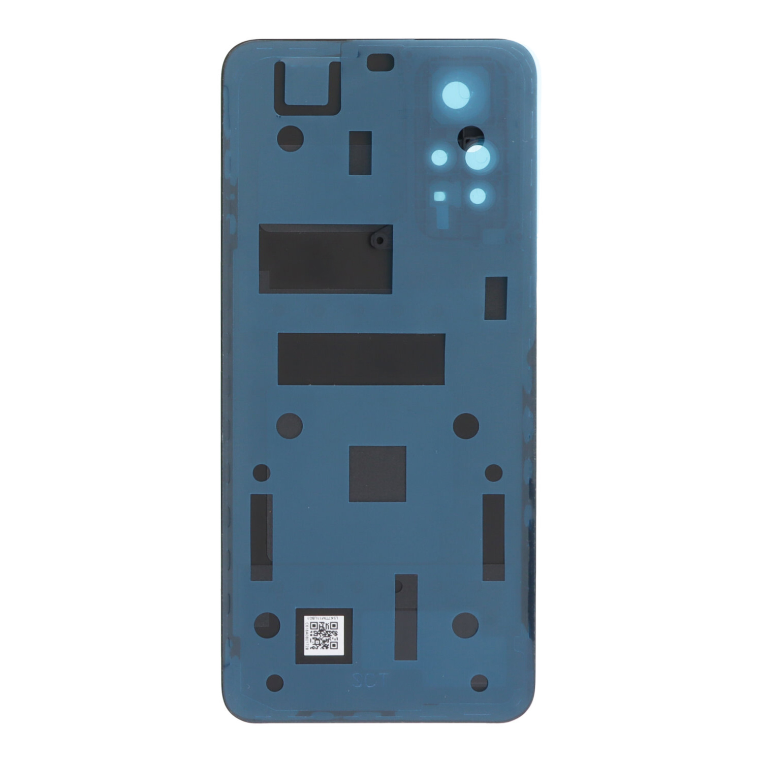 Battery Door + Battery Door Adhesive + Back Camera Lens and Bezel for Xiaomi Redmi Note 11S White Premium