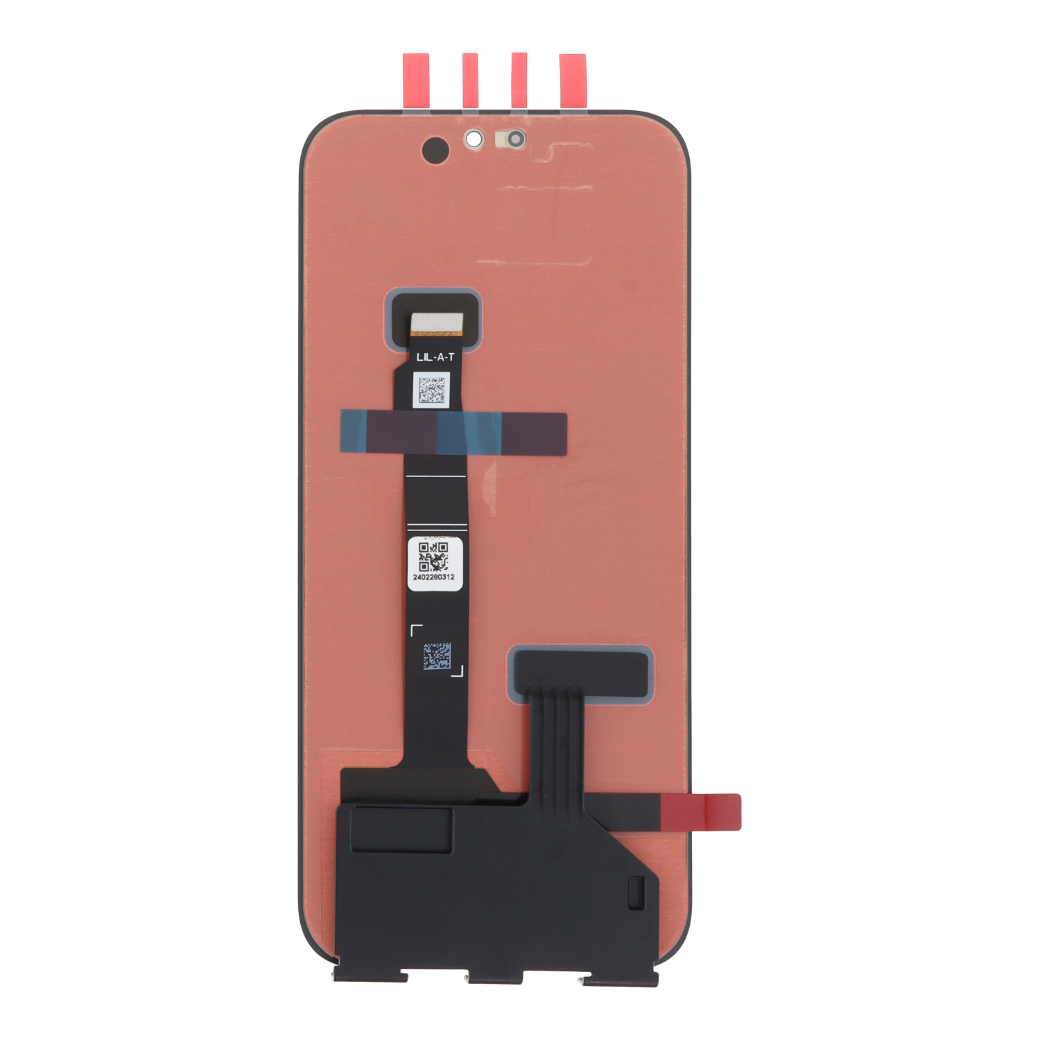 Screen Replacement for Honor X8b Black Premium