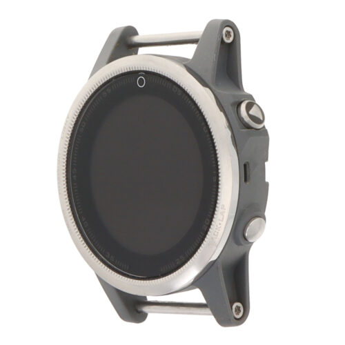 Screen Replacement With Frame for Garmin Fenix 5S Silver 90% New
