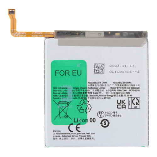 EB-BS922ABE 4000mAh Battery + Battery Adhesive for Samsung Galaxy S24 Premium