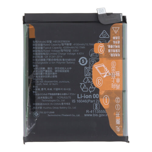 HB536378EEW 4200mAh Battery + Battery Adhesive for Huawei P40 Pro/Mate 40 Premium