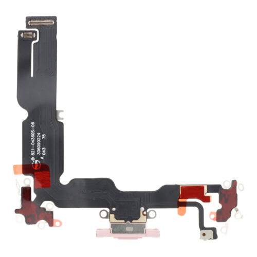 Charging Port Flex Cable for iPhone 15 Plus Pink HQ