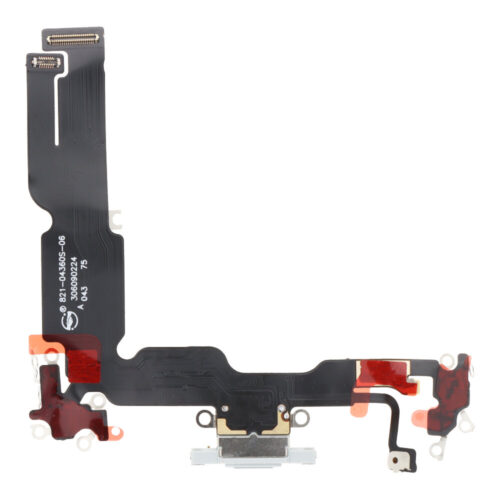 Charging Port Flex Cable for iPhone 15 Plus Blue HQ