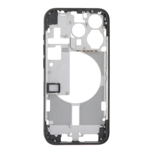 Middle Frame with Side Buttons + SIM Card Tray for iPhone 15 Pro A3102 European Version Black Titanium HQ