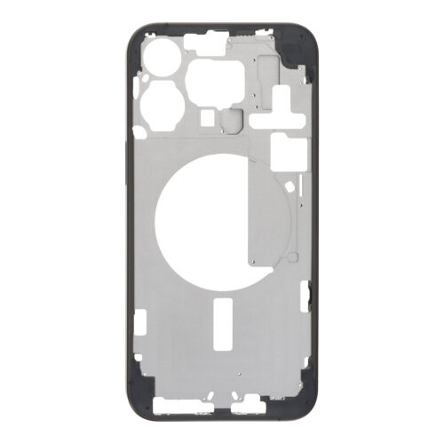 Middle Frame with Side Buttons + SIM Card Tray for iPhone 15 Pro Max A3106 European Version Black Titanium HQ