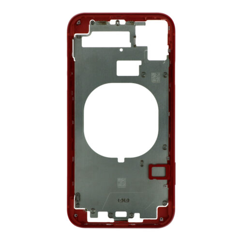 Middle Frame with Side Buttons + SIM Card Tray for iPhone 11 Red HQ