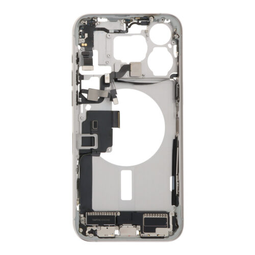 Middle Frame Assembly for iPhone 15 Pro Max A3106 European Version White Titanium HQ