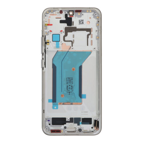 Screen Replacement With Frame for Xiaomi 14 White Premium(Third Party Glued)
