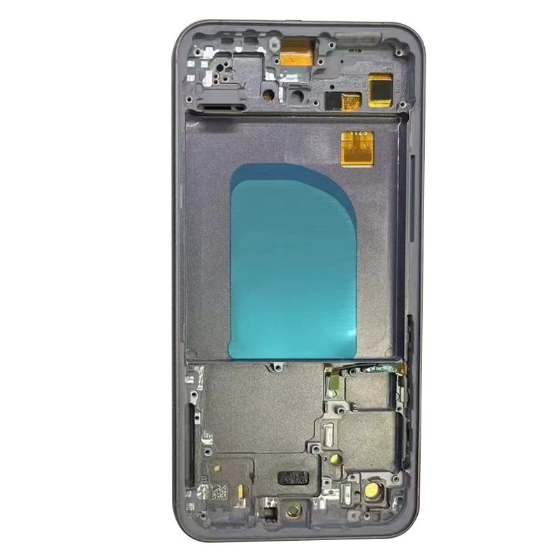 Screen Replacement With Frame for Samsung Galaxy S23 FE S711U USA Version Graphite Premium(Third Party Glued)