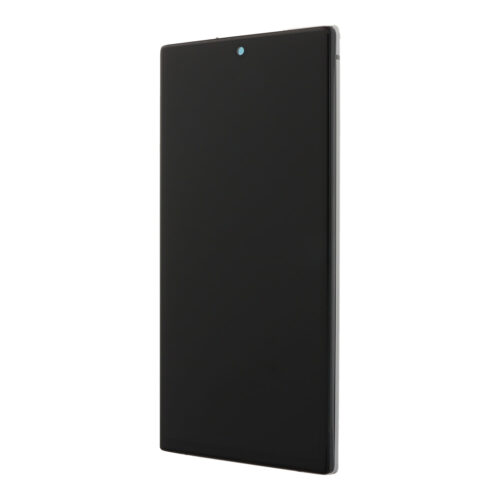 Screen Replacement With Frame for Samsung Galaxy Note 10/Note 10 5G TFT Silver HQ