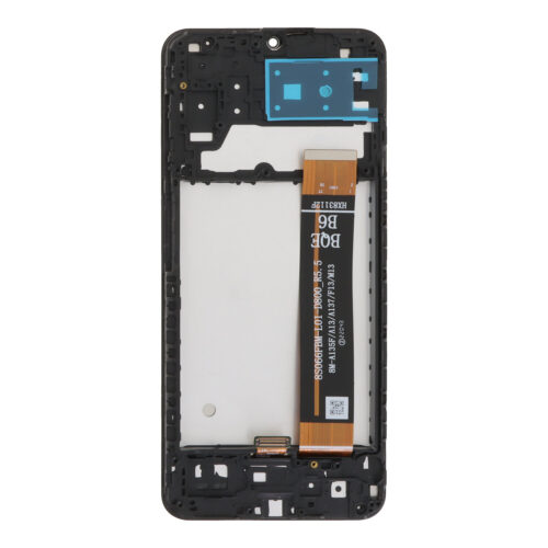 Screen Replacement With Frame for Samsung Galaxy A13 A137 Black HQ