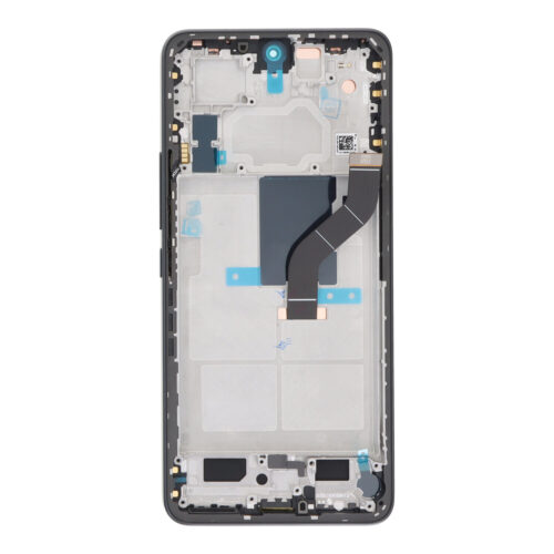 Screen Replacement With Frame for Xiaomi 12 Lite OLED Black HQ