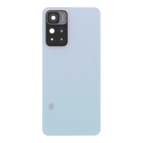 Battery Door + Battery Door Adhesive + Back Camera Lens and Bezel for Xiaomi Redmi Note 11 Pro+ 5G White OEM